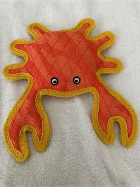Orange & Yellow  Crab Toy for dogs - Sensory Play